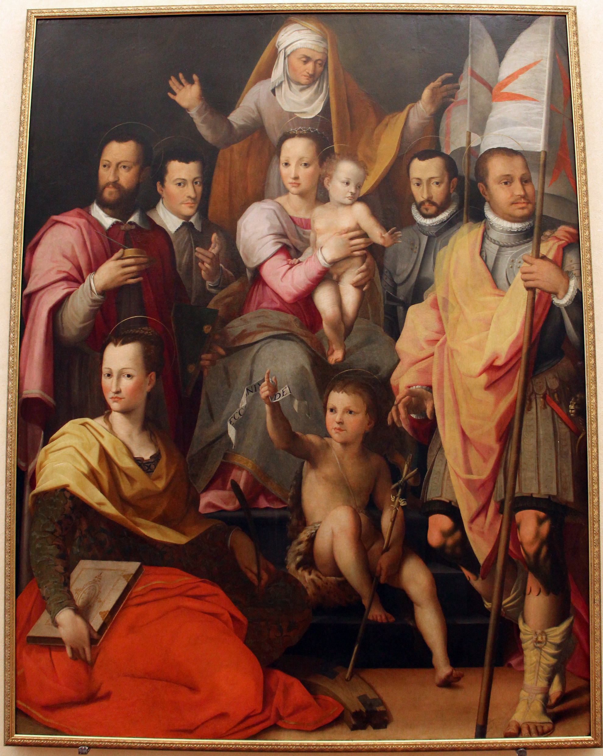 Giovanni Maria Butteri. Sacra Conversazione con la famiglia Medici e Paolo Giordano Orsini